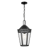 Czarna lampa wisząca zewnetrzna ogrodowa FUNCHAL P01156BK